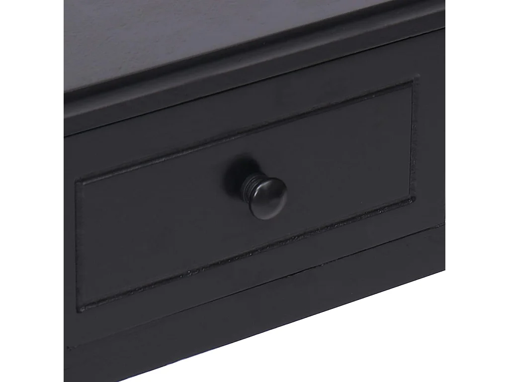 Almont  Escritorio de madera negro 110x45x76 cm
