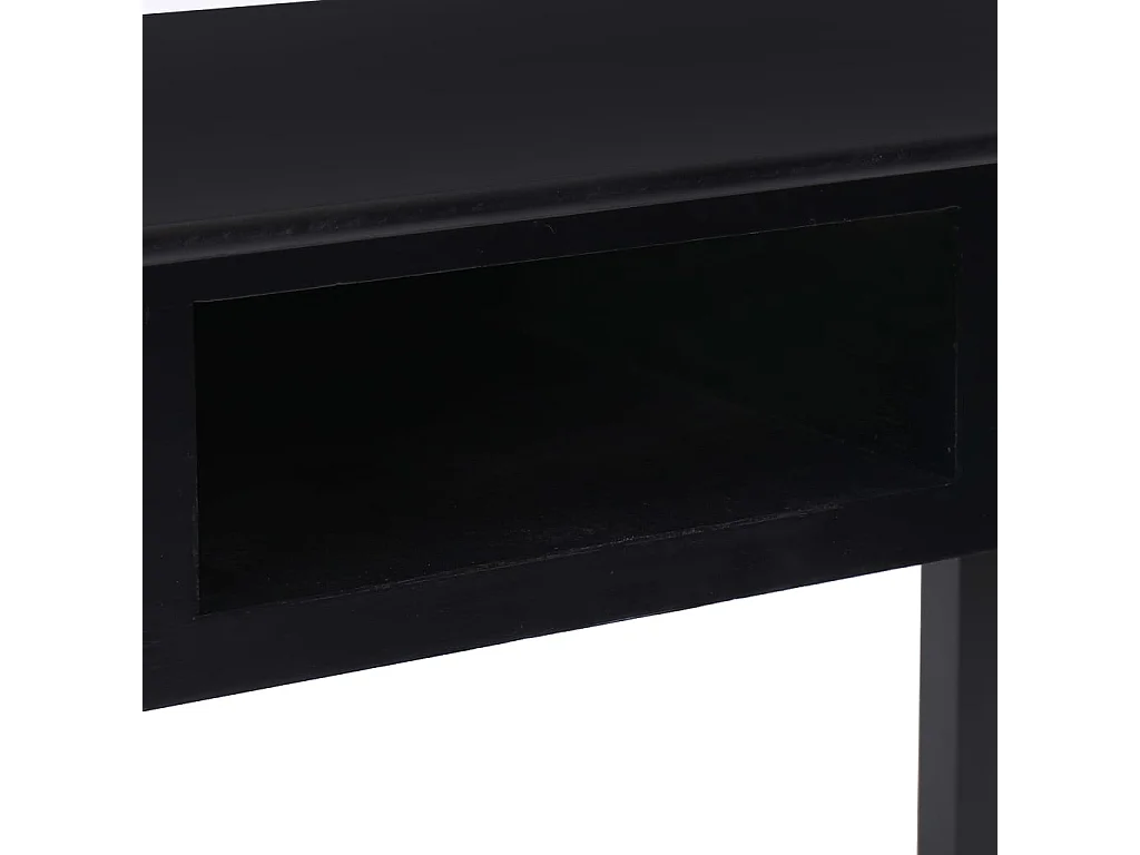 Almont  Escritorio de madera negro 110x45x76 cm