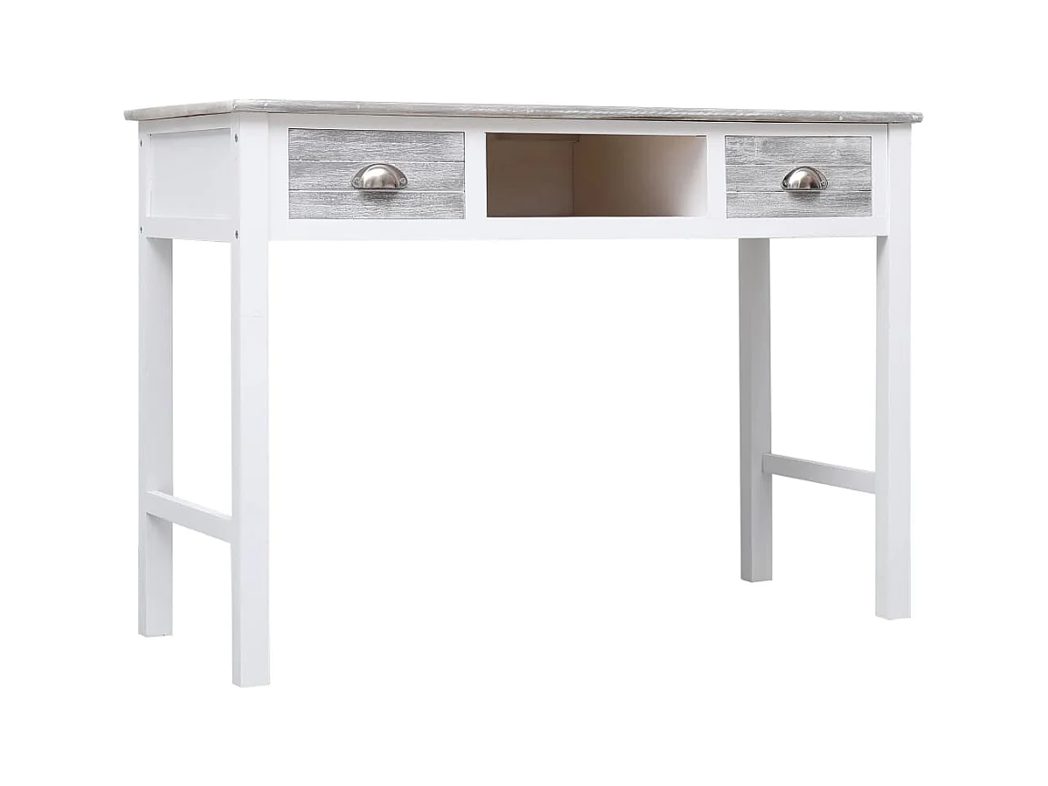 Almont  Bureau Gris 110x45x76 cm Bois