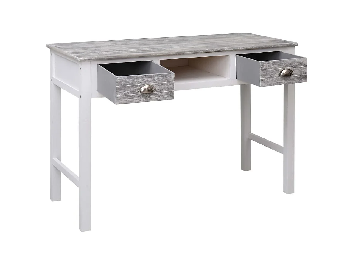 Almont  Bureau Gris 110x45x76 cm Bois