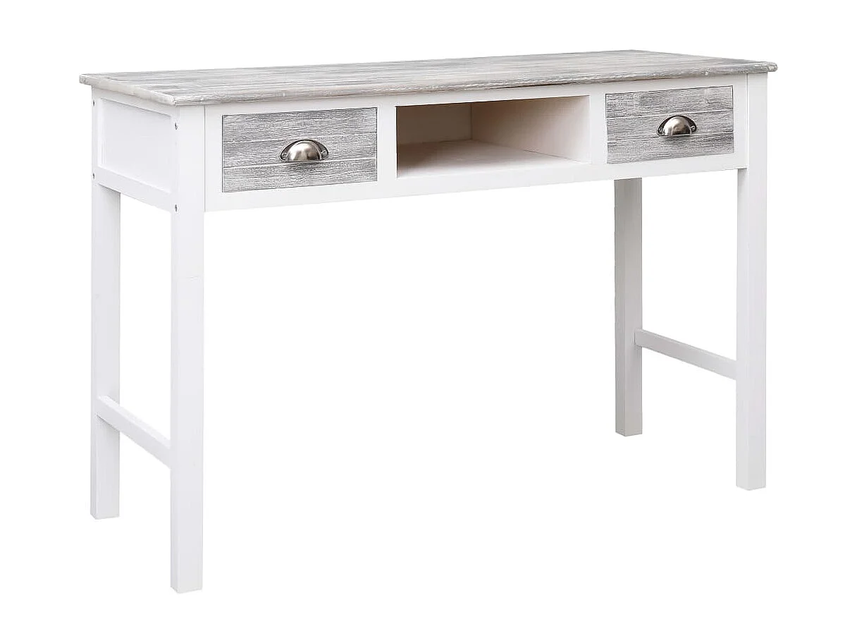 Almont  Bureau Gris 110x45x76 cm Bois