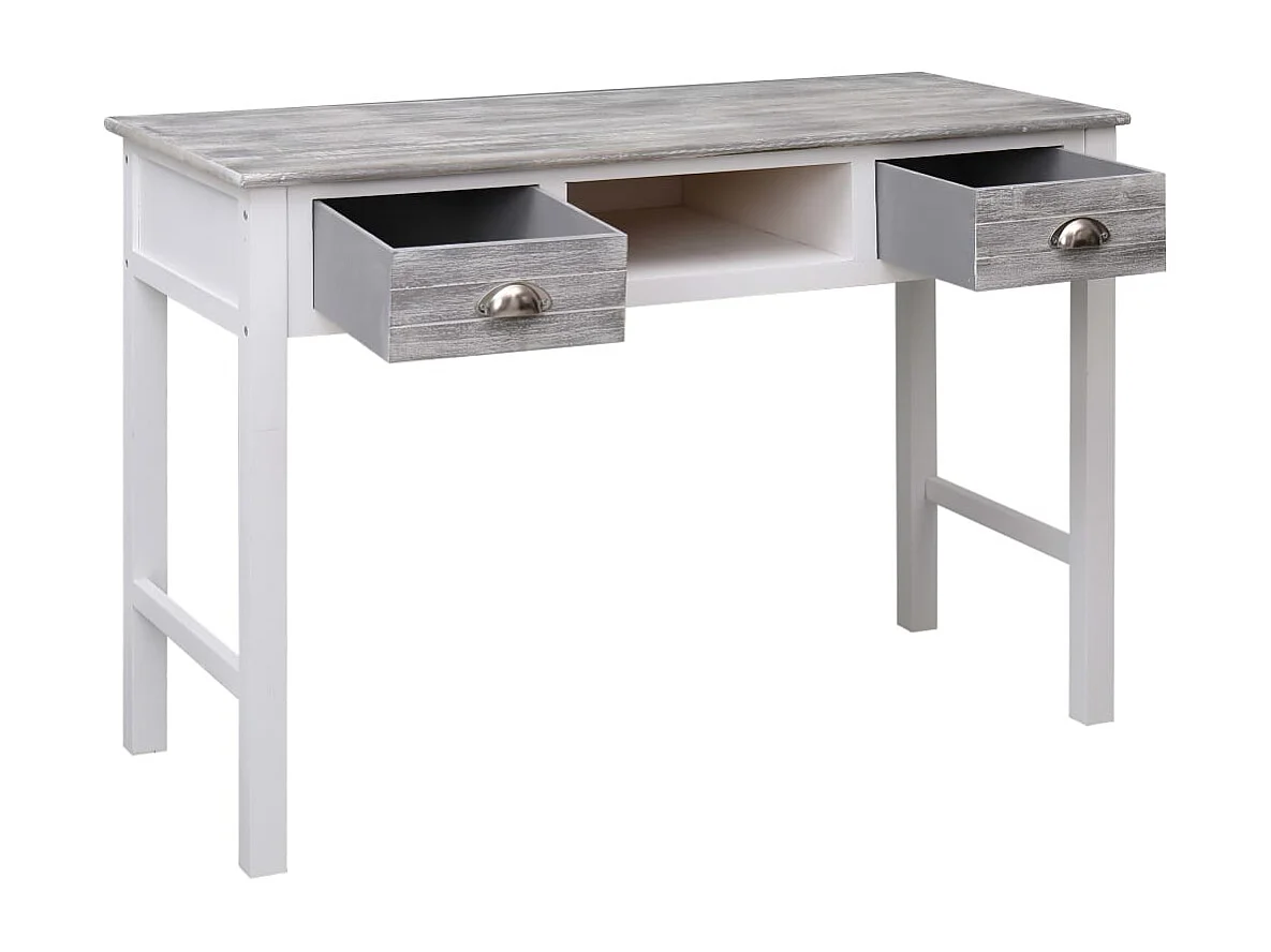 Almont  Bureau Gris 110x45x76 cm Bois