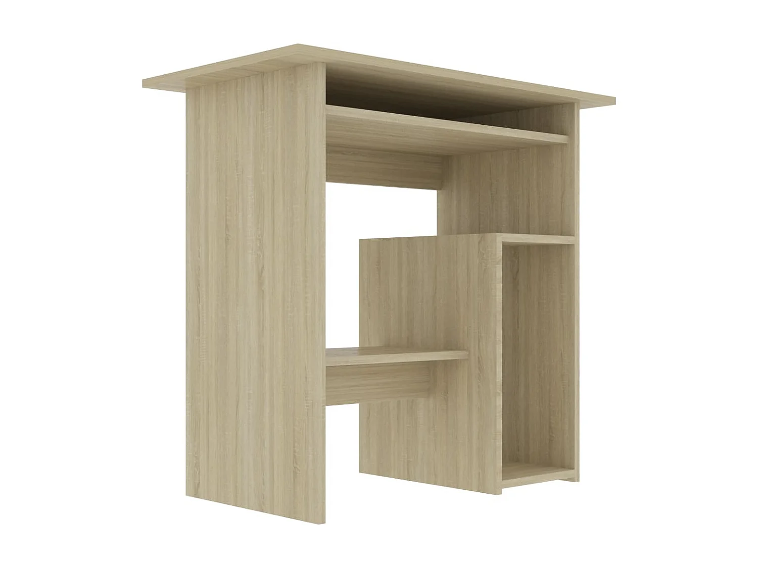 Liza  Bureau 80x45x74 cm bewerkt hout sonoma eikenkleurig