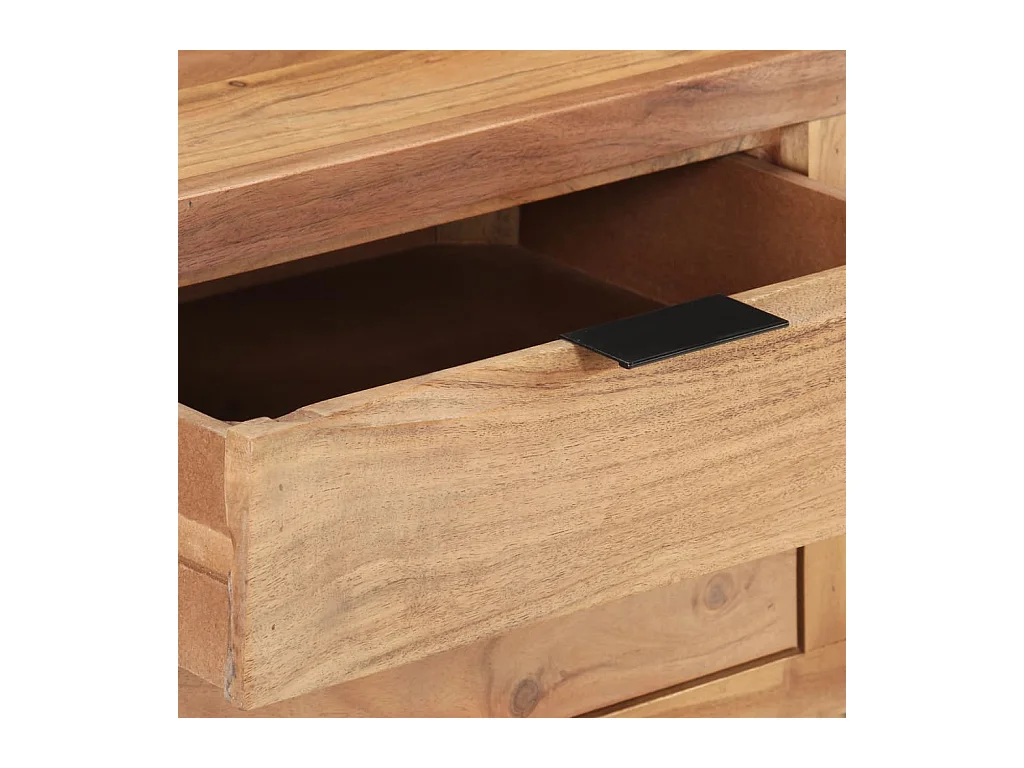 Garden Furniture -  Bureau 107x45x79 cm Bois d'acacia solide avec bord l