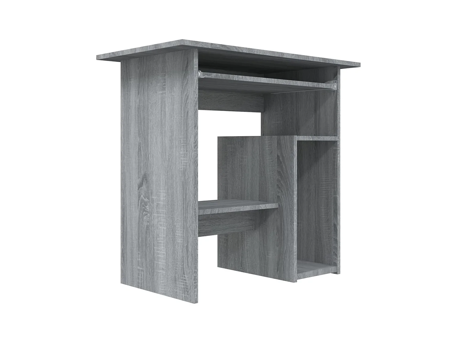 Liza  Bureau Sonoma gris 80x45x74 cm Bois d'ingénierie