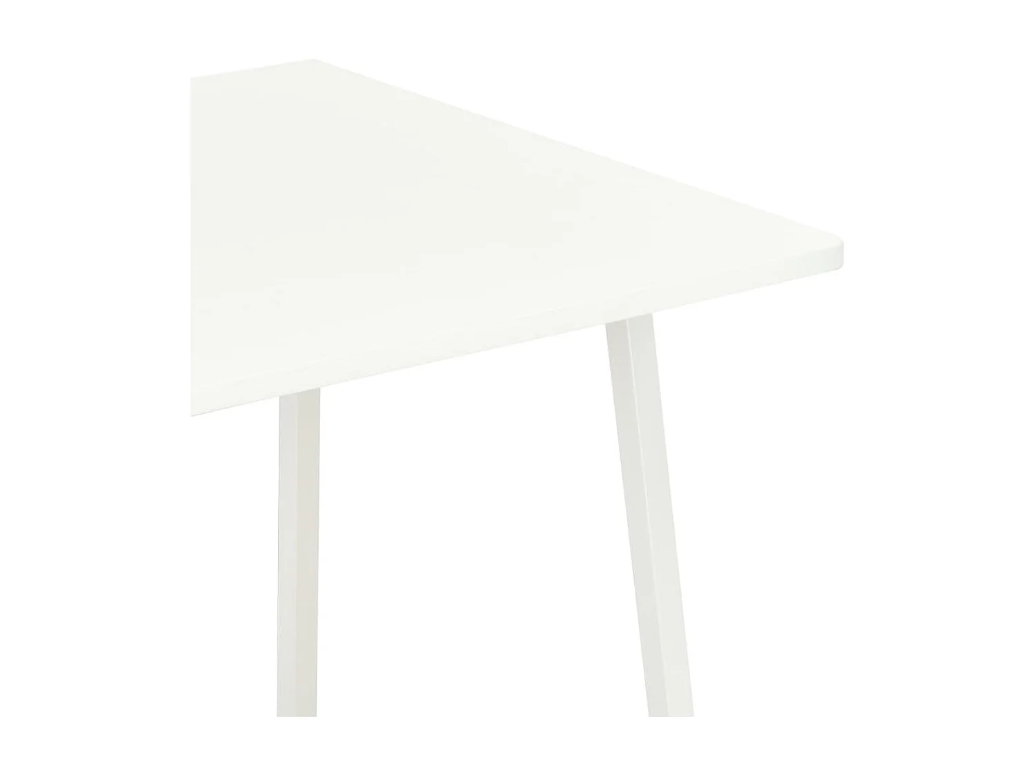 Brynsi  Bureau avec étagère Blanc 102x50x117 cm