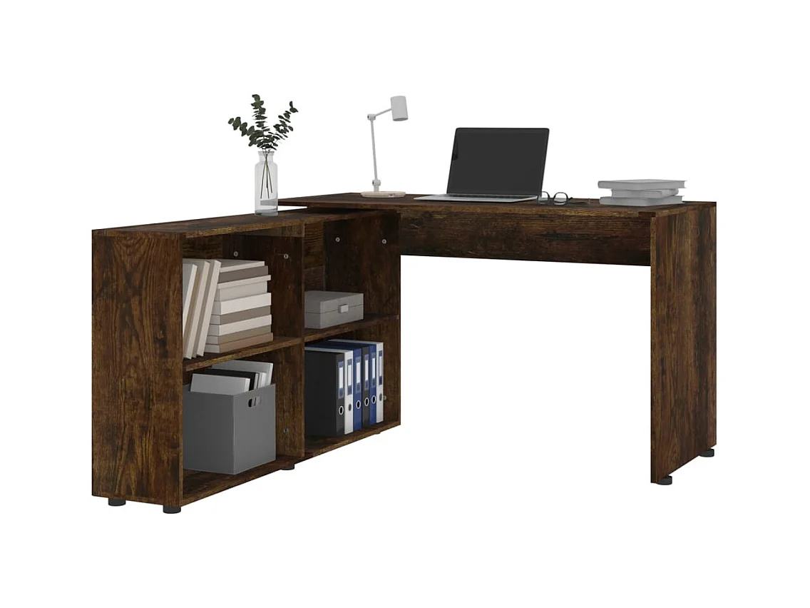 Ferlin  Bureau d'angle Chêne fumé Bois d'ingénierie