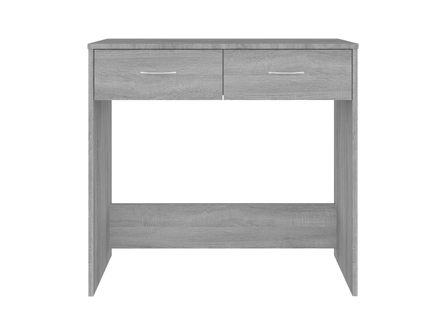 Werran  Bureau sonoma gris 80x40x75 cm bois d'ingénierie