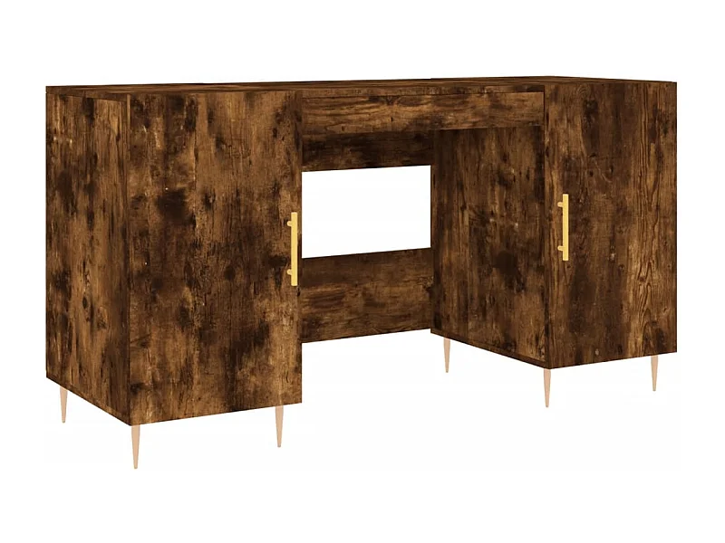 Anne-Marie  Bureau chêne fumé 140x50x75 cm bois d'ingénierie