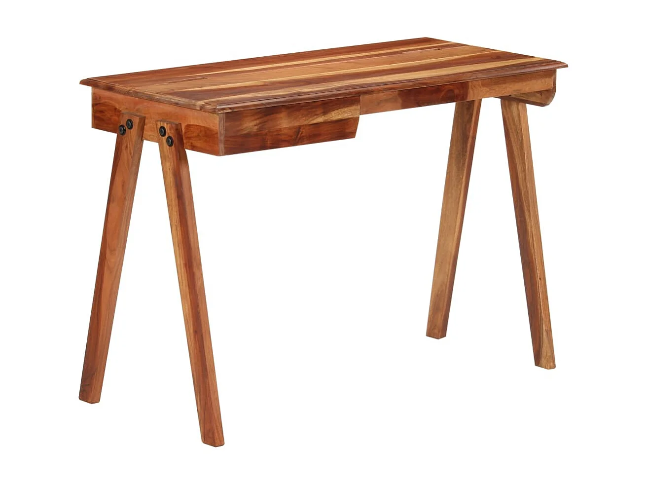 Prolenta Premium -  Bureau avec tiroir 110x50x77 cm bois d'acacia massif