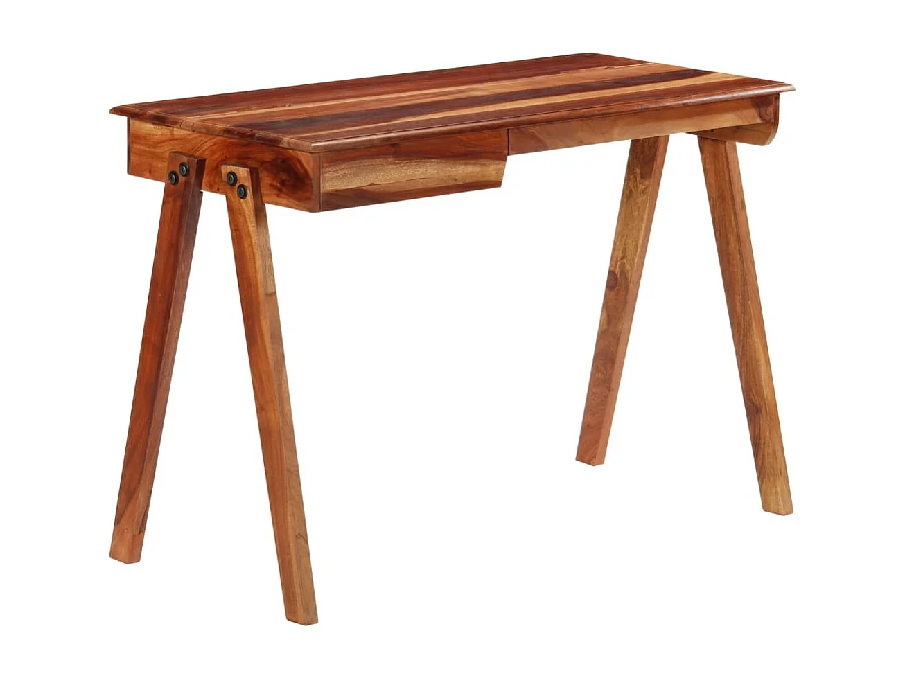 Prolenta Premium -  Bureau avec tiroir 110x50x77 cm bois d'acacia massif