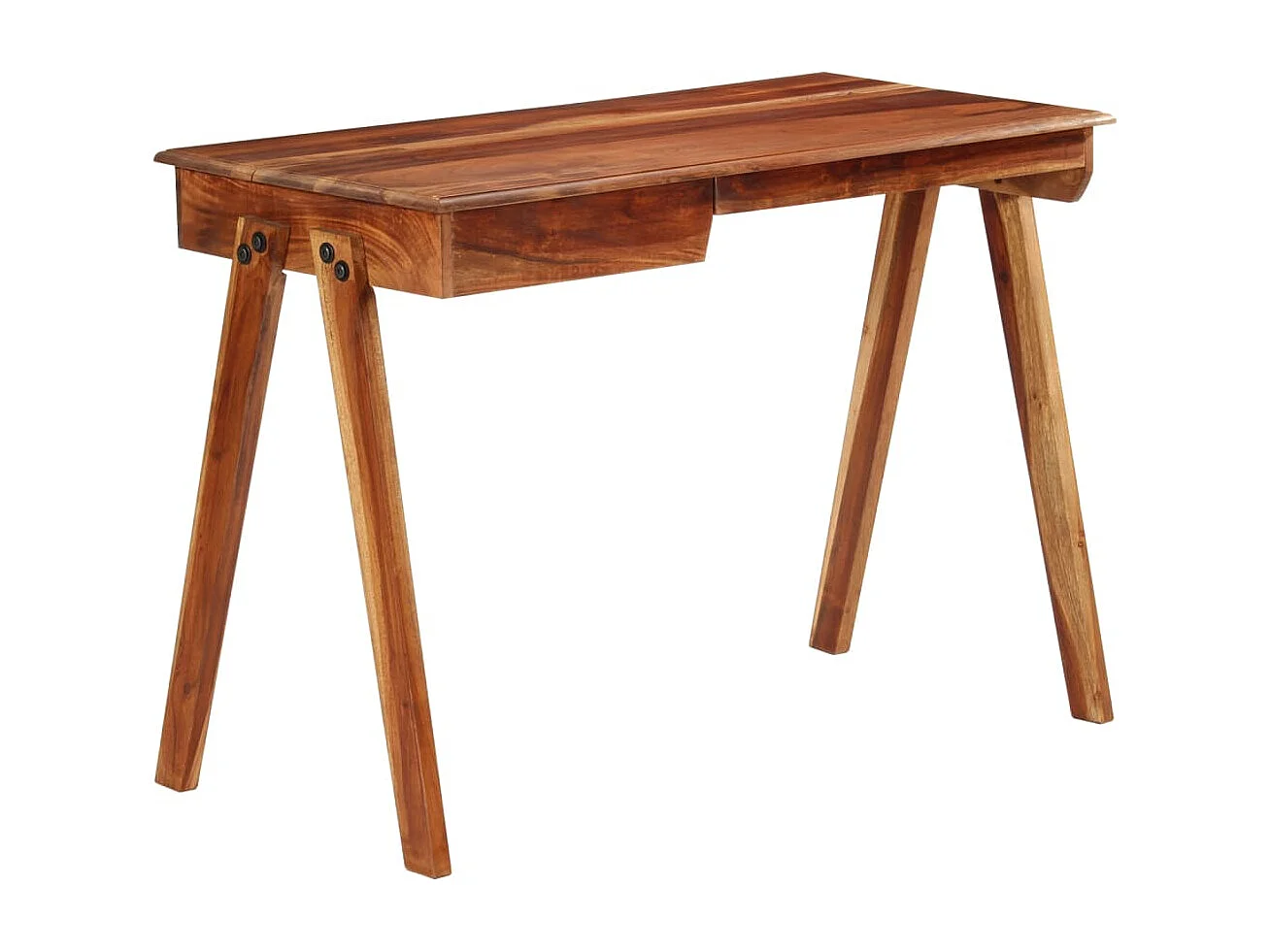 Prolenta Premium -  Bureau avec tiroir 110x50x77 cm bois d'acacia massif