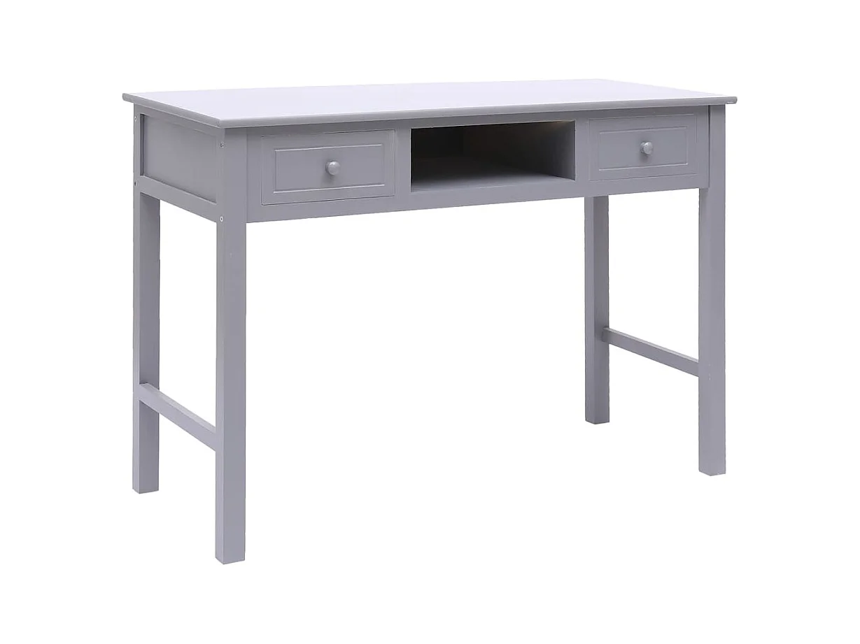 Selene  Buffet Gris 108x45x76 cm Bois de Paulownia massif