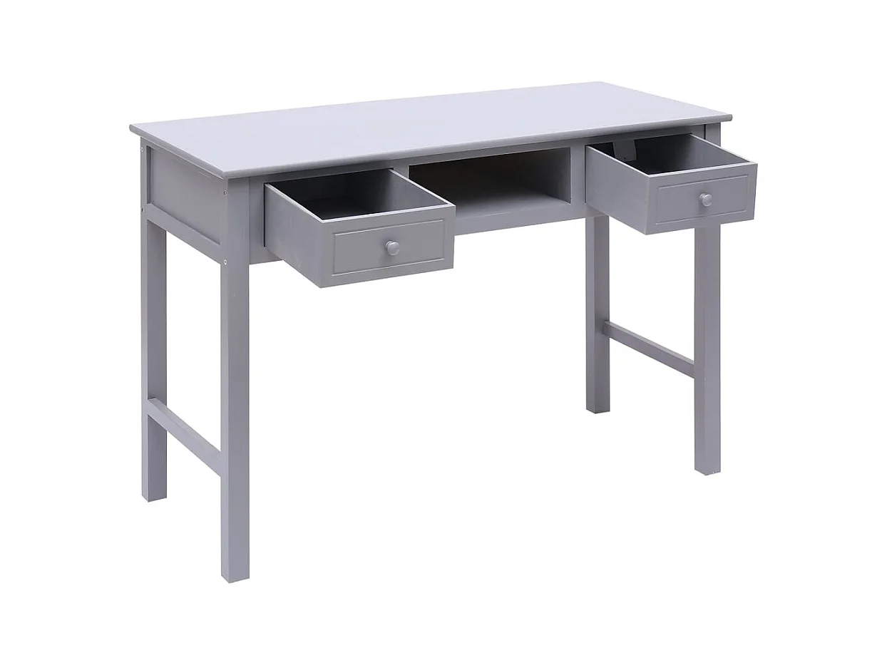 Selene  Buffet Gris 108x45x76 cm Bois de Paulownia massif