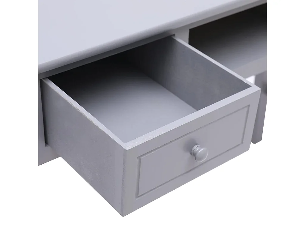 Selene  Buffet Gris 108x45x76 cm Bois de Paulownia massif