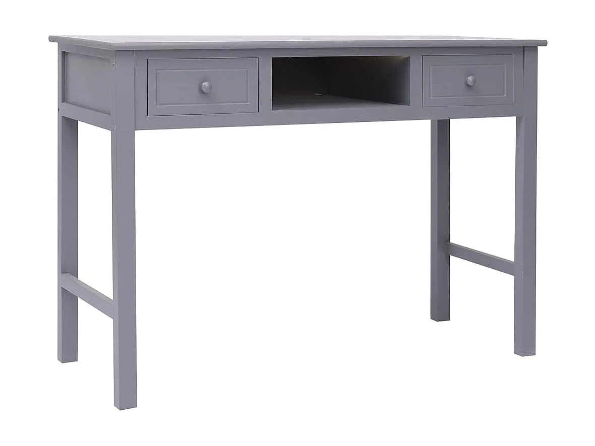 Selene  Buffet Gris 108x45x76 cm Bois de Paulownia massif