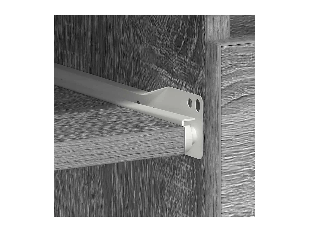Rand Dean  Bureau Sonoma gris 90x45x76 cm Bois d'ingénierie