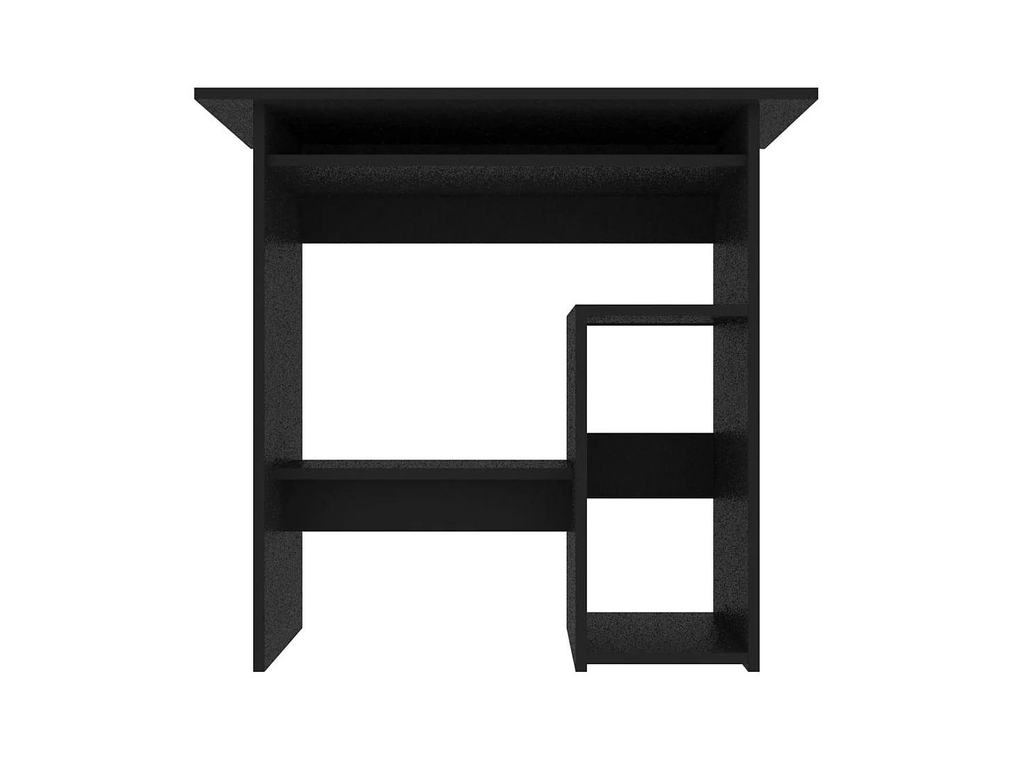 Liza  Bureau Noir 80x45x74 cm Bois d’ingénierie