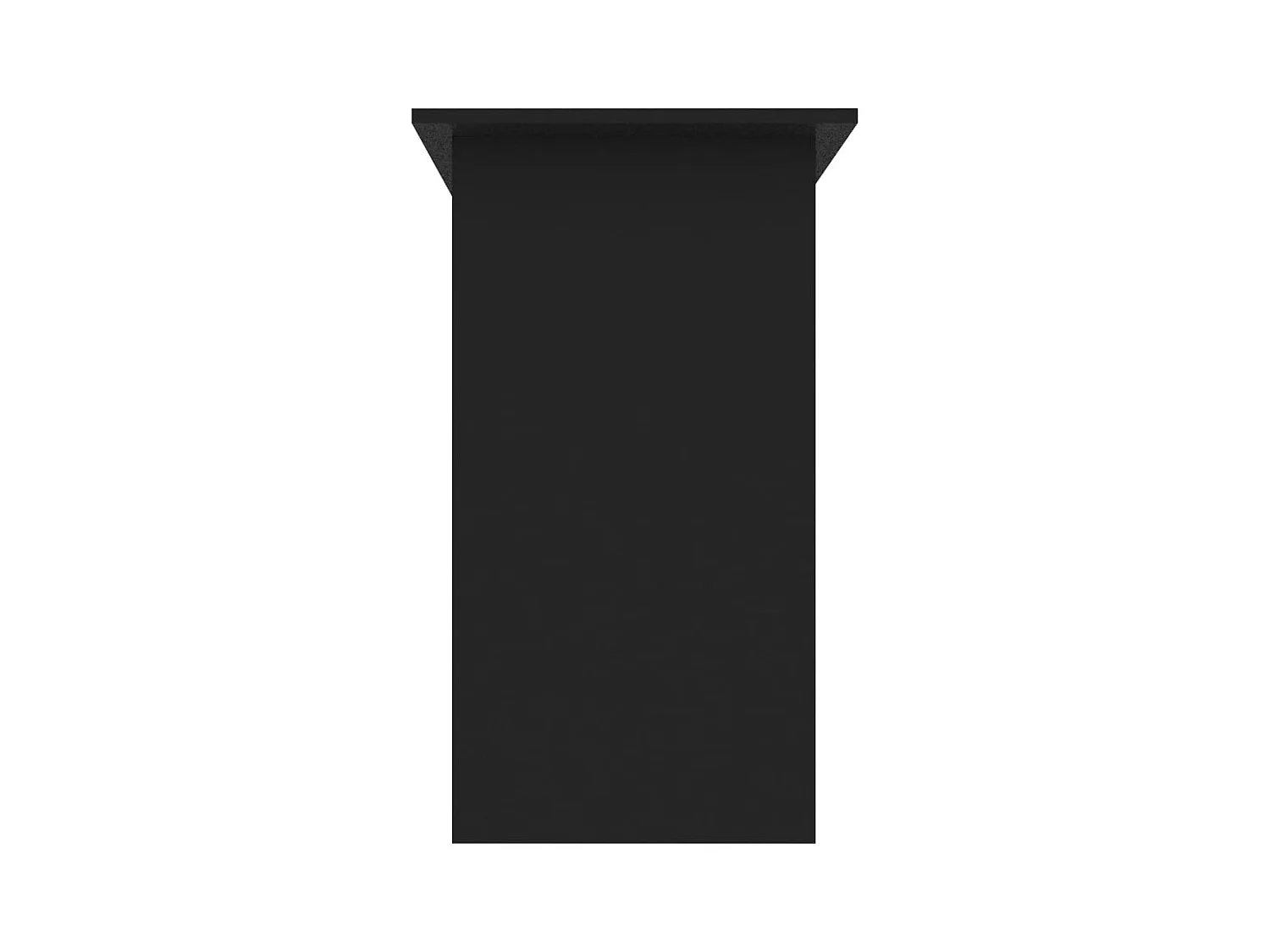 Liza  Bureau Noir 80x45x74 cm Bois d’ingénierie