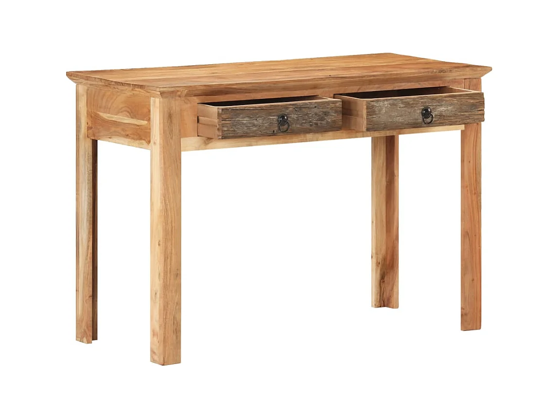 Garden Furniture -  Bureau 110x50x75 cm Bois de récupération massif