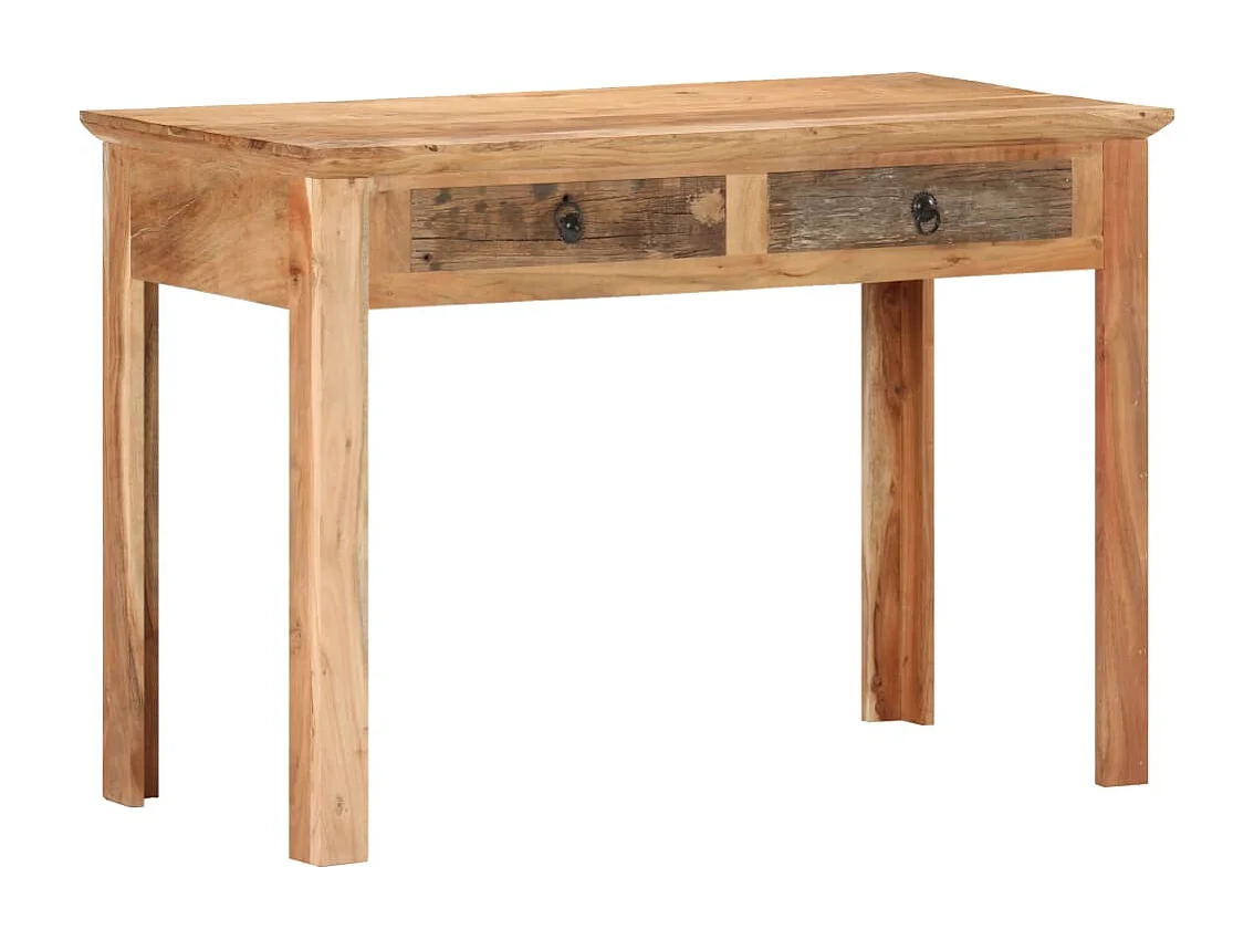 Garden Furniture -  Bureau 110x50x75 cm Bois de récupération massif