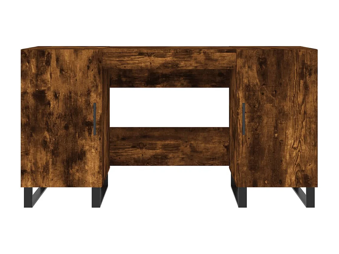 Sarlat-la-Canéda  Bureau chêne fumé 140x50x75 cm bois d'ingénierie