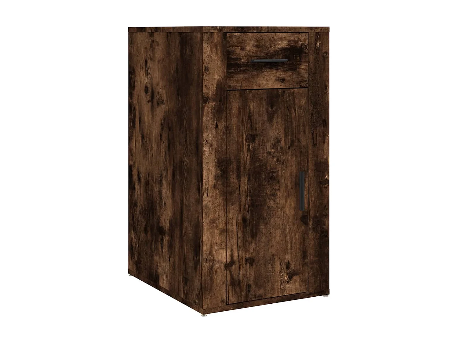 Thyra  Bureau avec armoire chêne fumé bois d'ingénierie