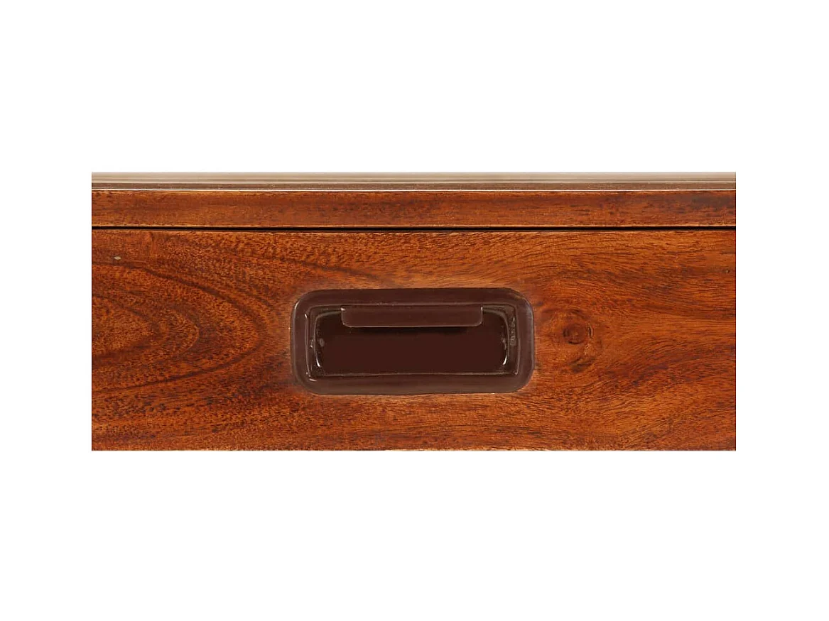 Garden Furniture -  Bureau Bois d'acacia solide avec finition miel 110x50x76 cm