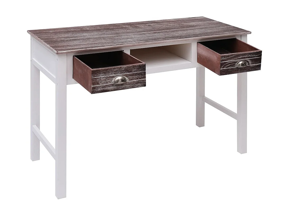 Almont  Escritorio de madera marrón 110x45x76 cm