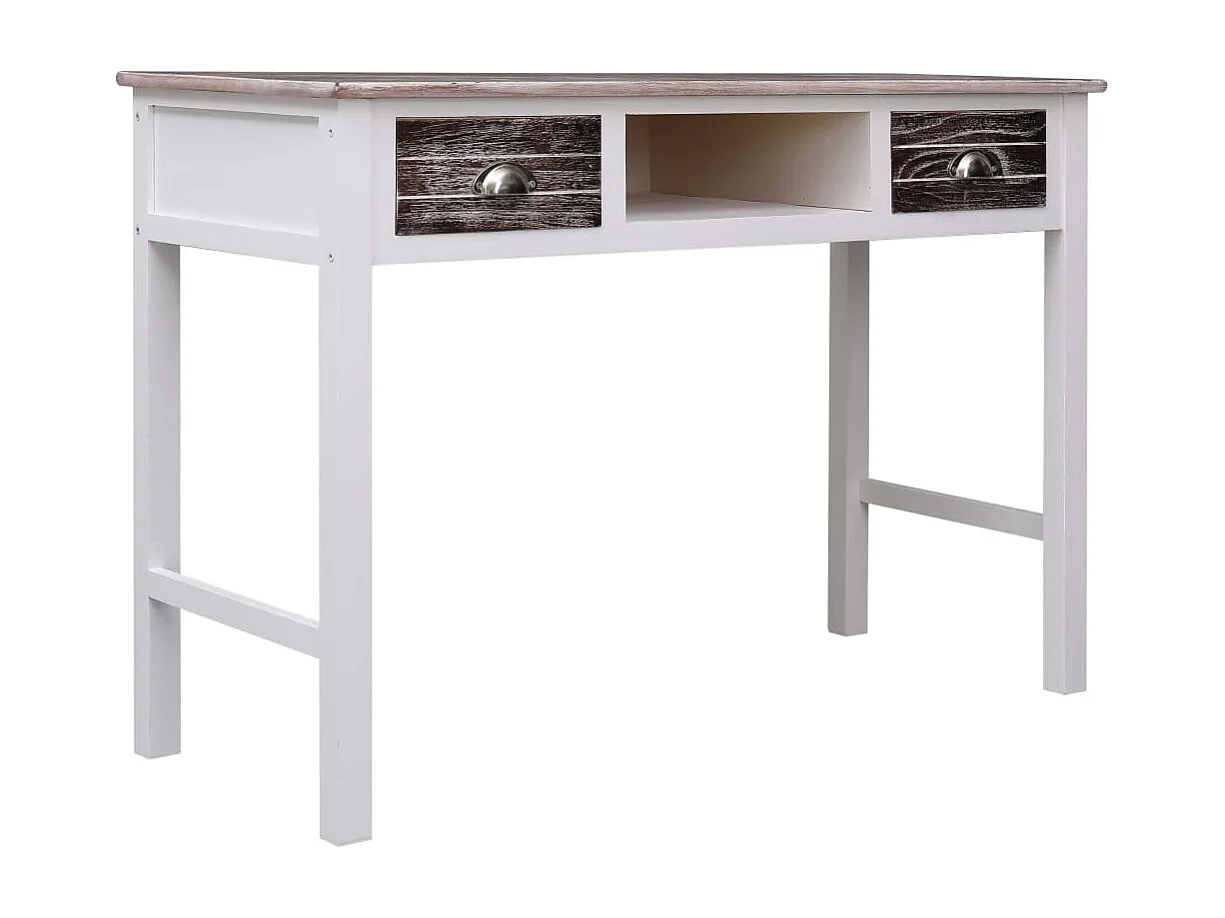 Almont  Escritorio de madera marrón 110x45x76 cm