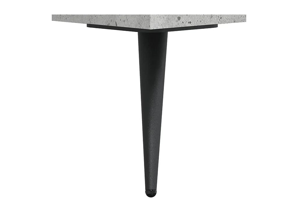 Jan  Bureau gris béton 140x50x75 cm bois d'ingénierie