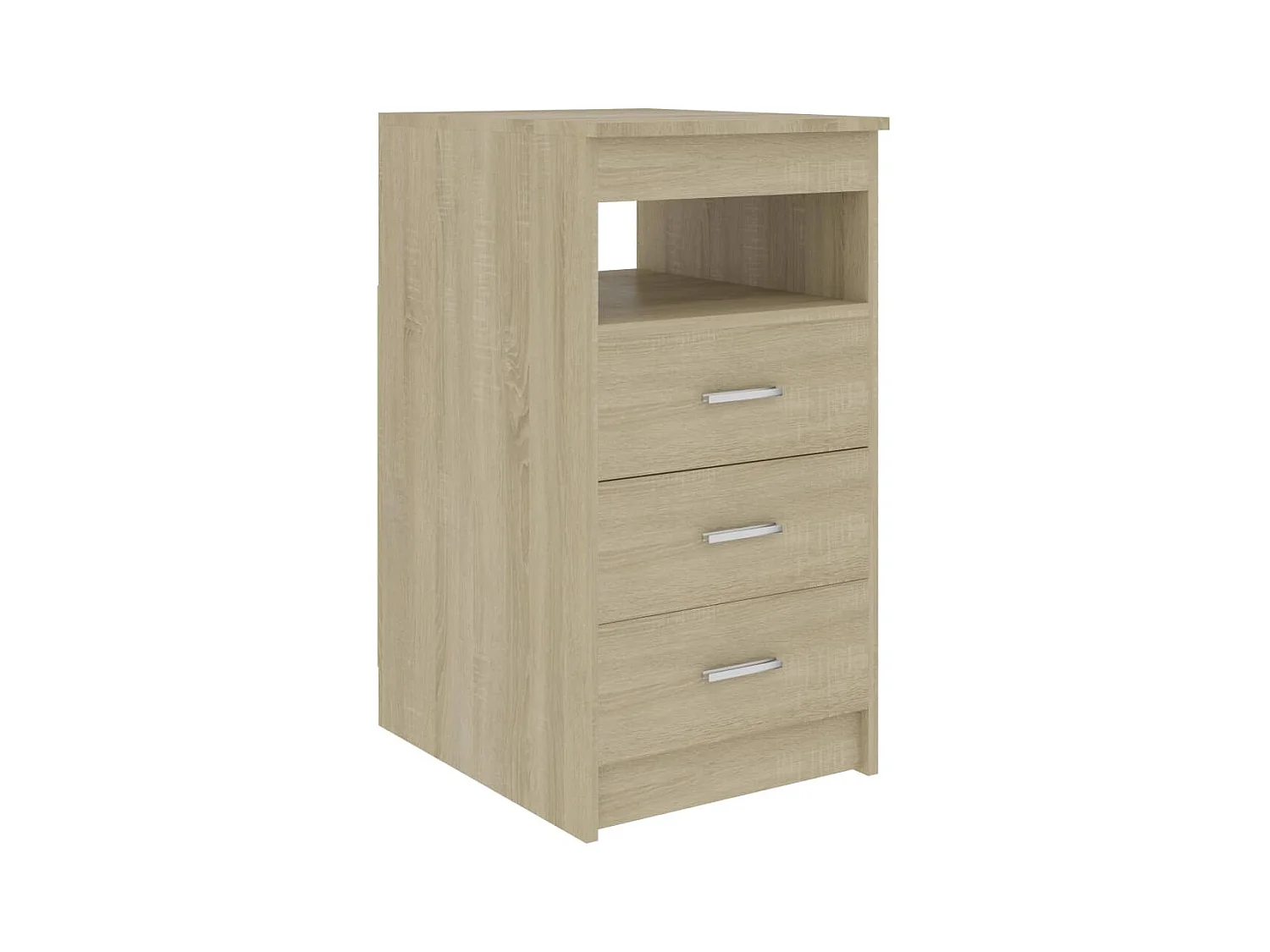 Hristina  Bureau Chêne sonoma 140x50x76 cm Bois d’ingénierie