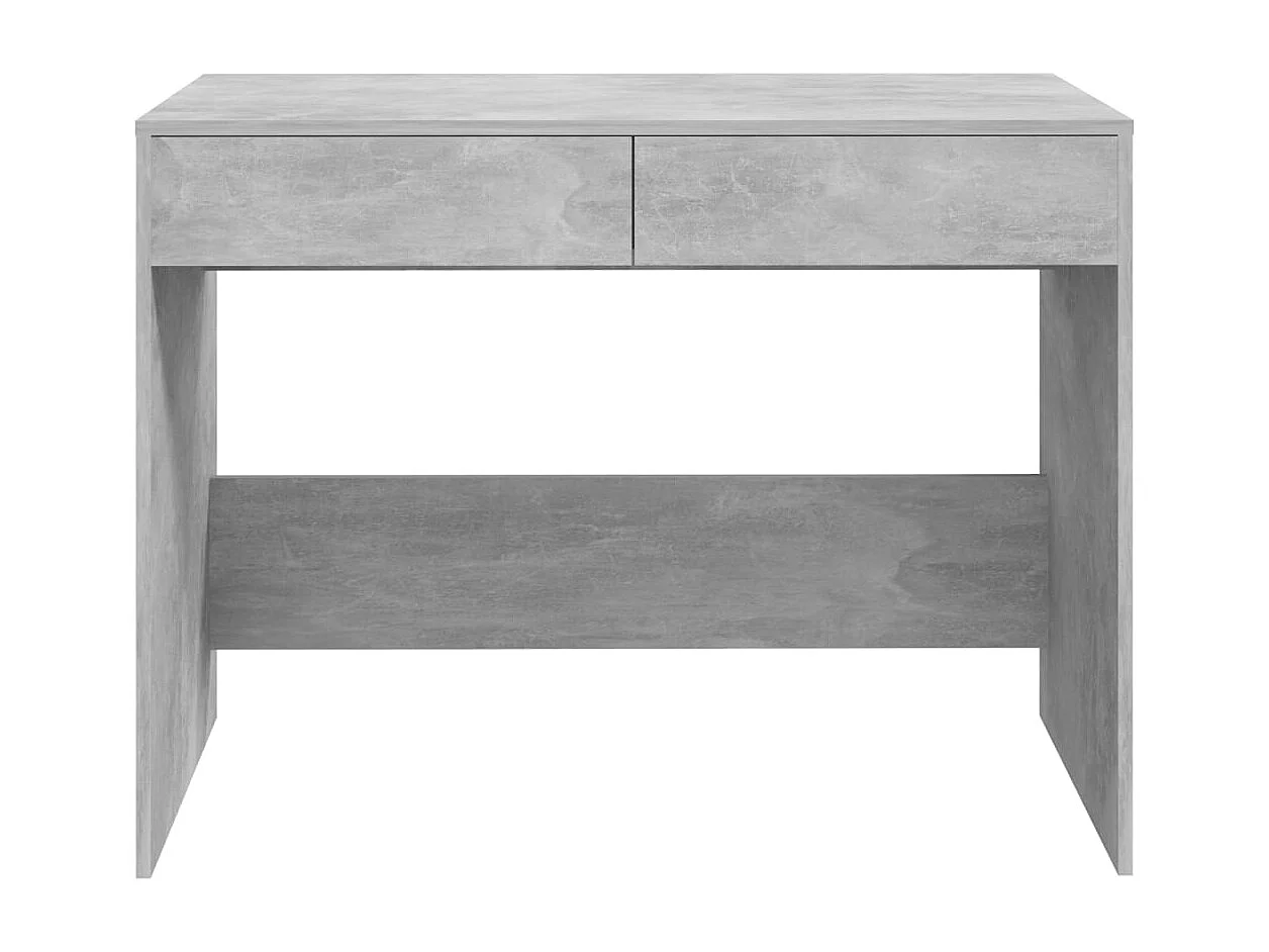 Williamsport  Bureau gris béton 101x50x76,5 cm bois d'ingénierie