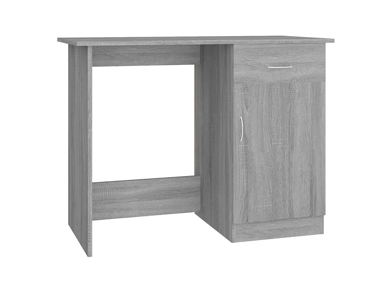 Adriano  Bureau Sonoma gris 100x50x76 cm Bois d'ingénierie