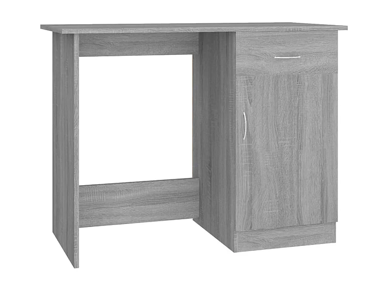 Adriano  Bureau Sonoma gris 100x50x76 cm Bois d'ingénierie