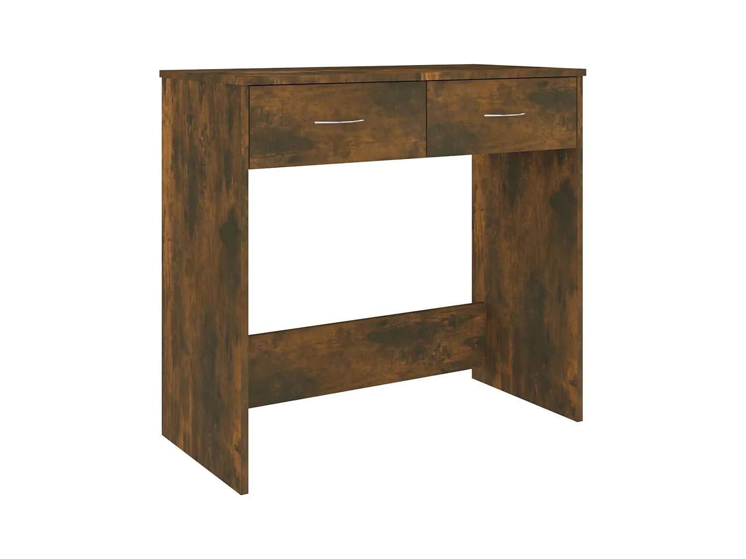 Werran  Bureau Chêne fumé 80x40x75 cm Bois d'ingénierie