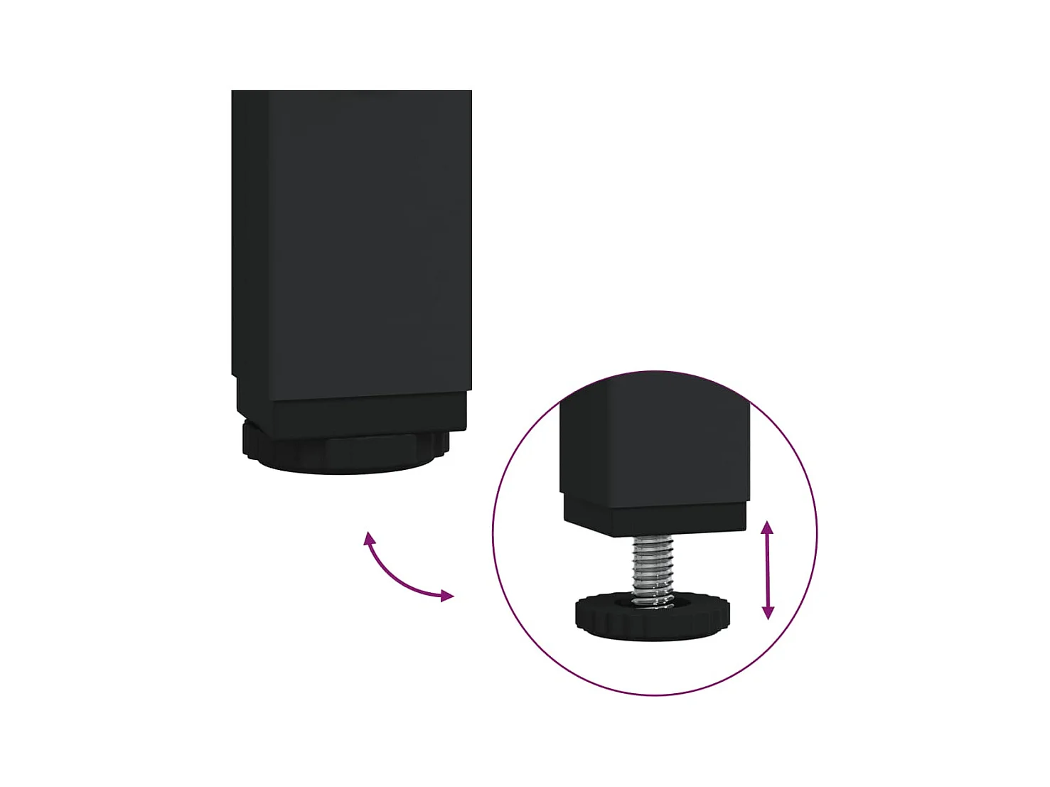 Fole  Bureau chêne sonoma 100x50x90 cm bois d'ingénierie et fer