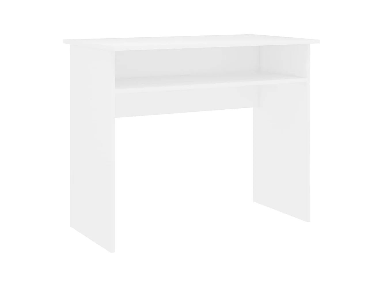 Wiek  Bureau Blanc 90x50x74 cm Bois d'ingénierie