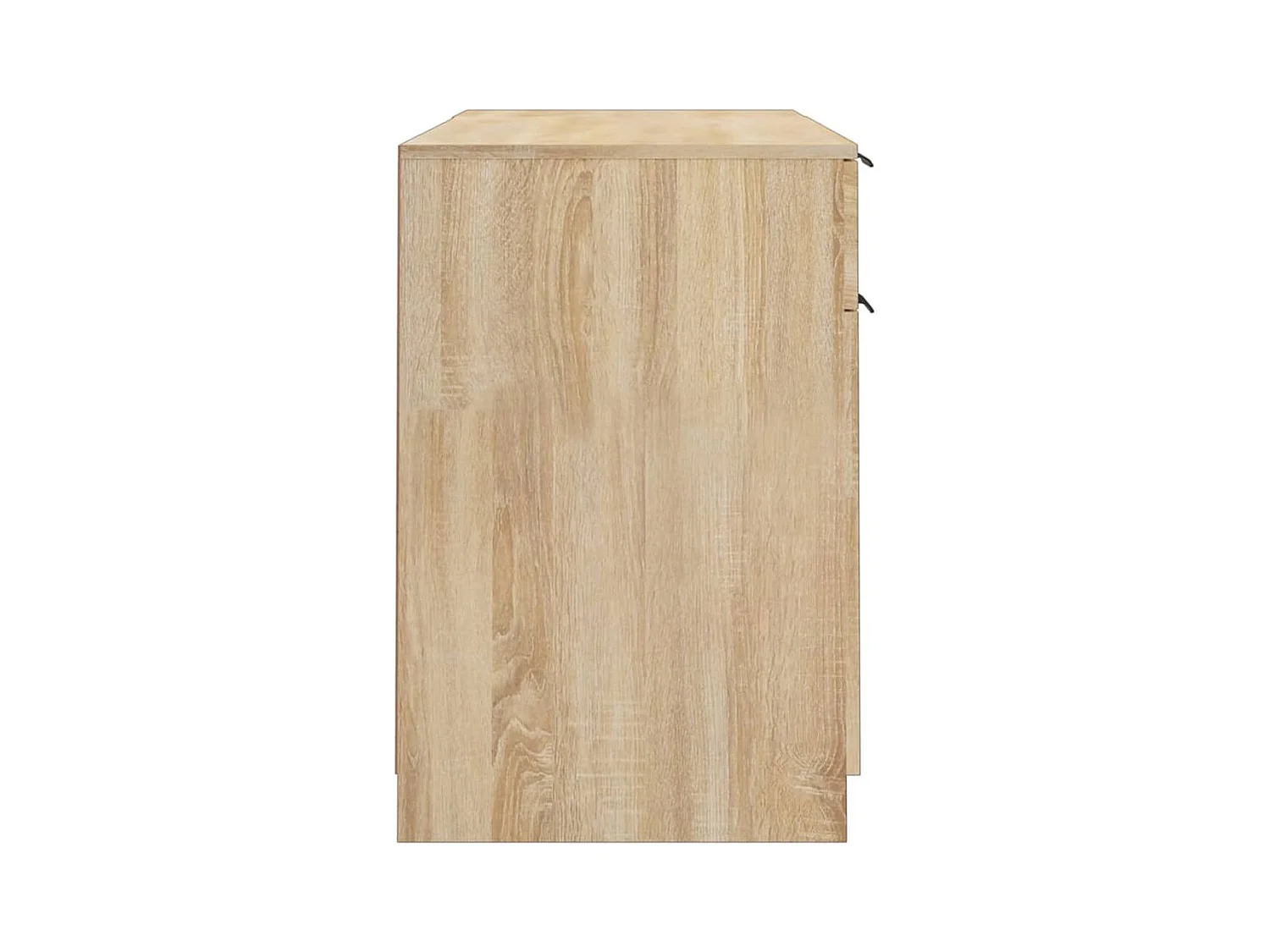 Samantha  Bureau avec armoire latérale Chêne sonoma Bois d'ingénierie