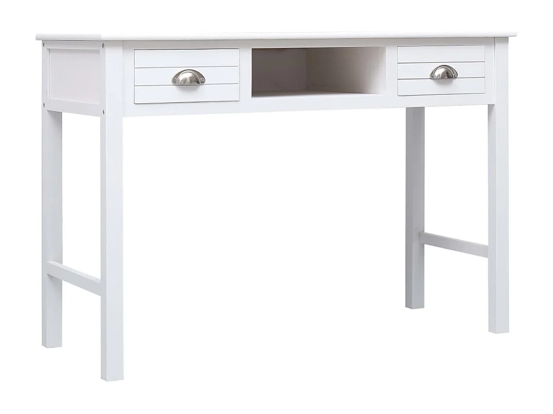 Almont  Escritorio de madera blanco 110x45x76 cm
