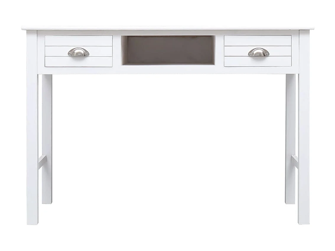 Almont  Escritorio de madera blanco 110x45x76 cm