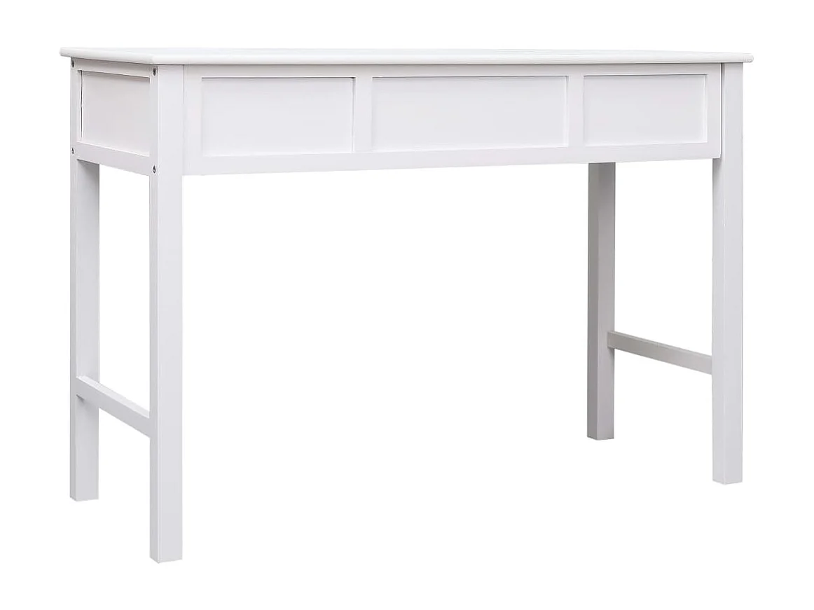 Almont  Escritorio de madera blanco 110x45x76 cm