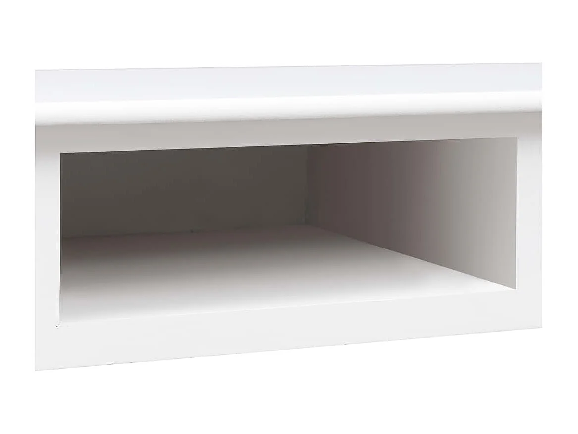 Almont  Escritorio de madera blanco 110x45x76 cm