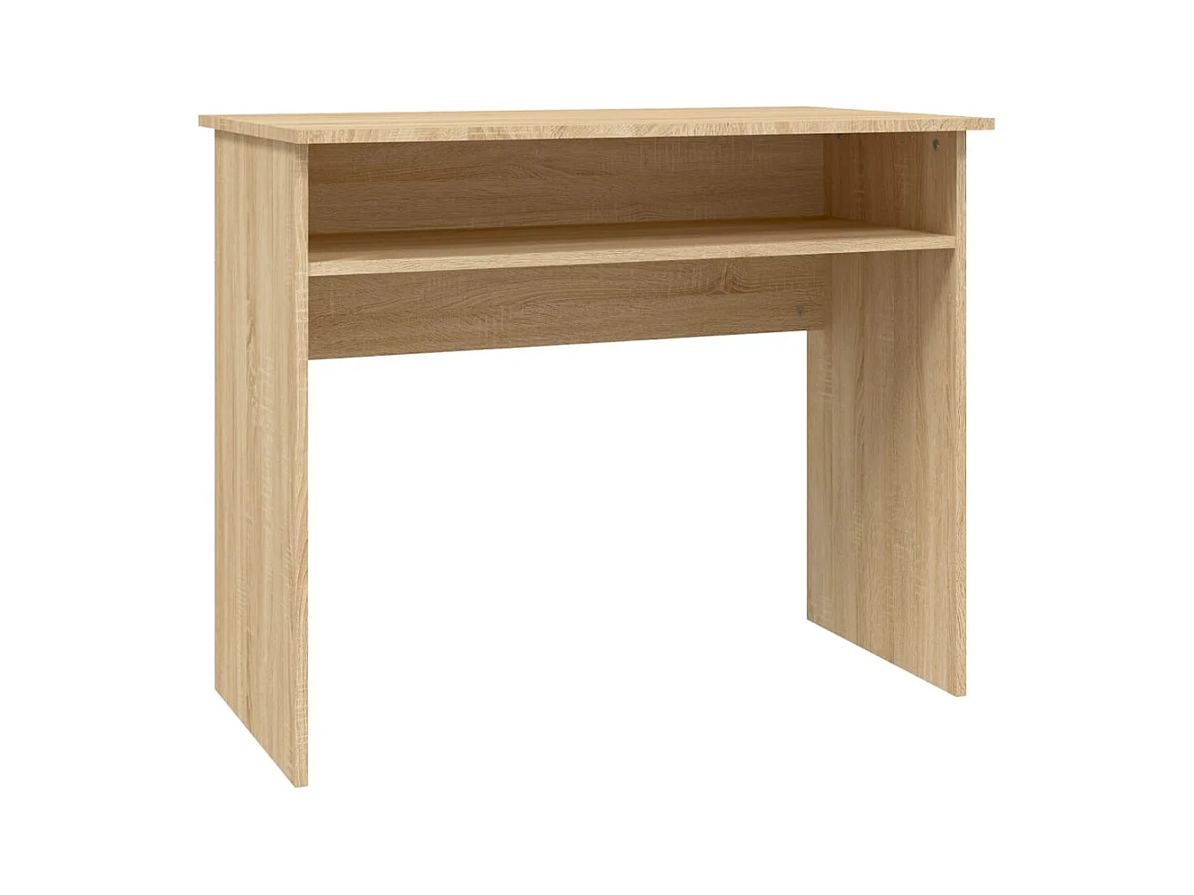 Wiek  Bureau 90x50x74 cm bewerkt hout sonoma eikenkleurig