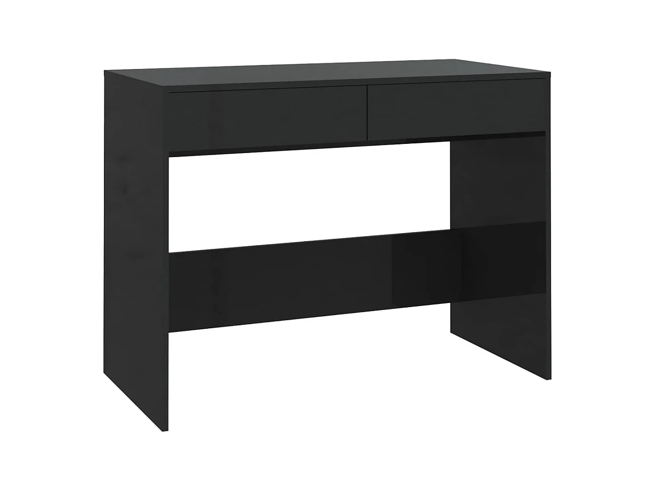 Williamsport  Bureau Noir 101x50x76,5 cm Bois d'ingénierie