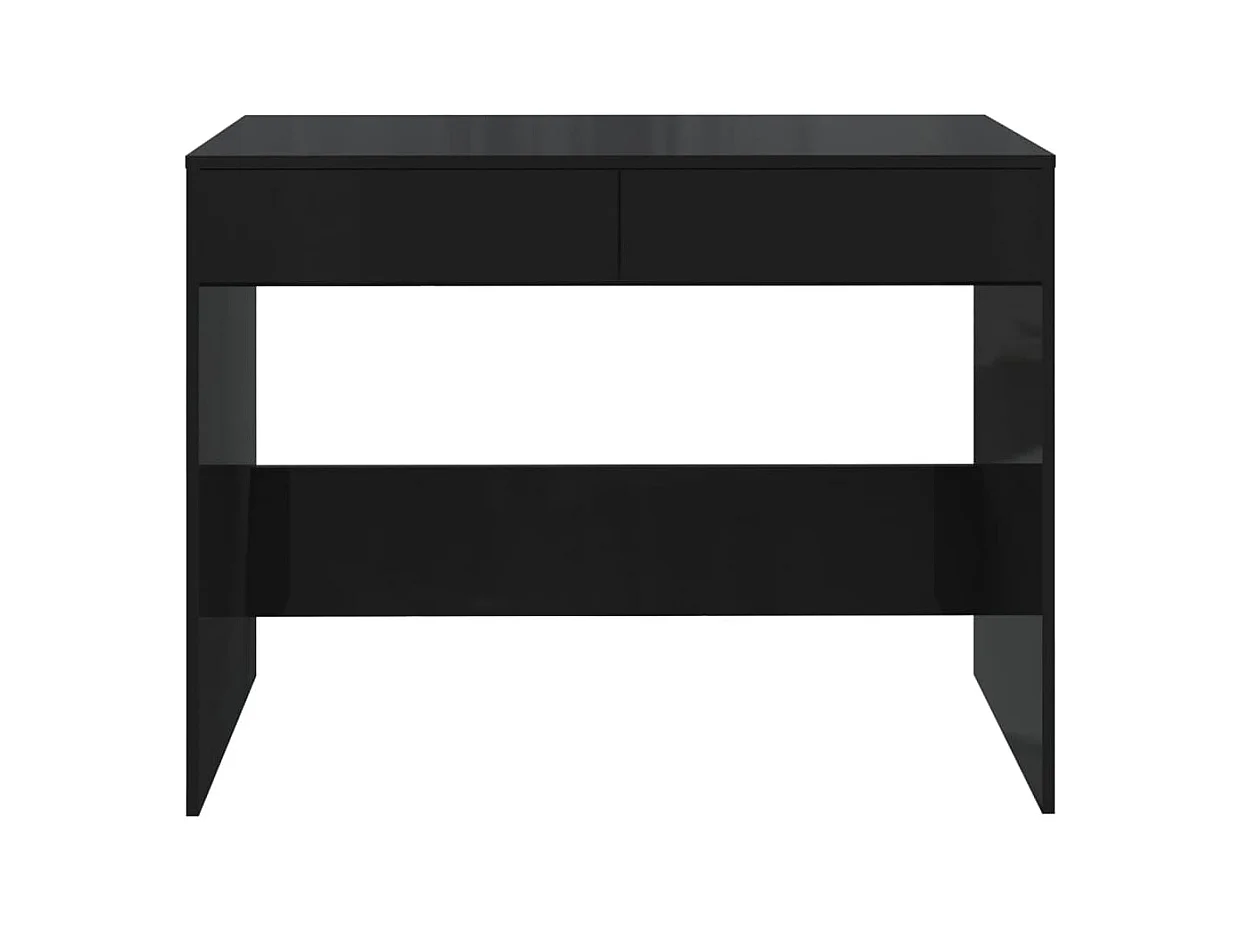 Williamsport  Bureau Noir 101x50x76,5 cm Bois d'ingénierie