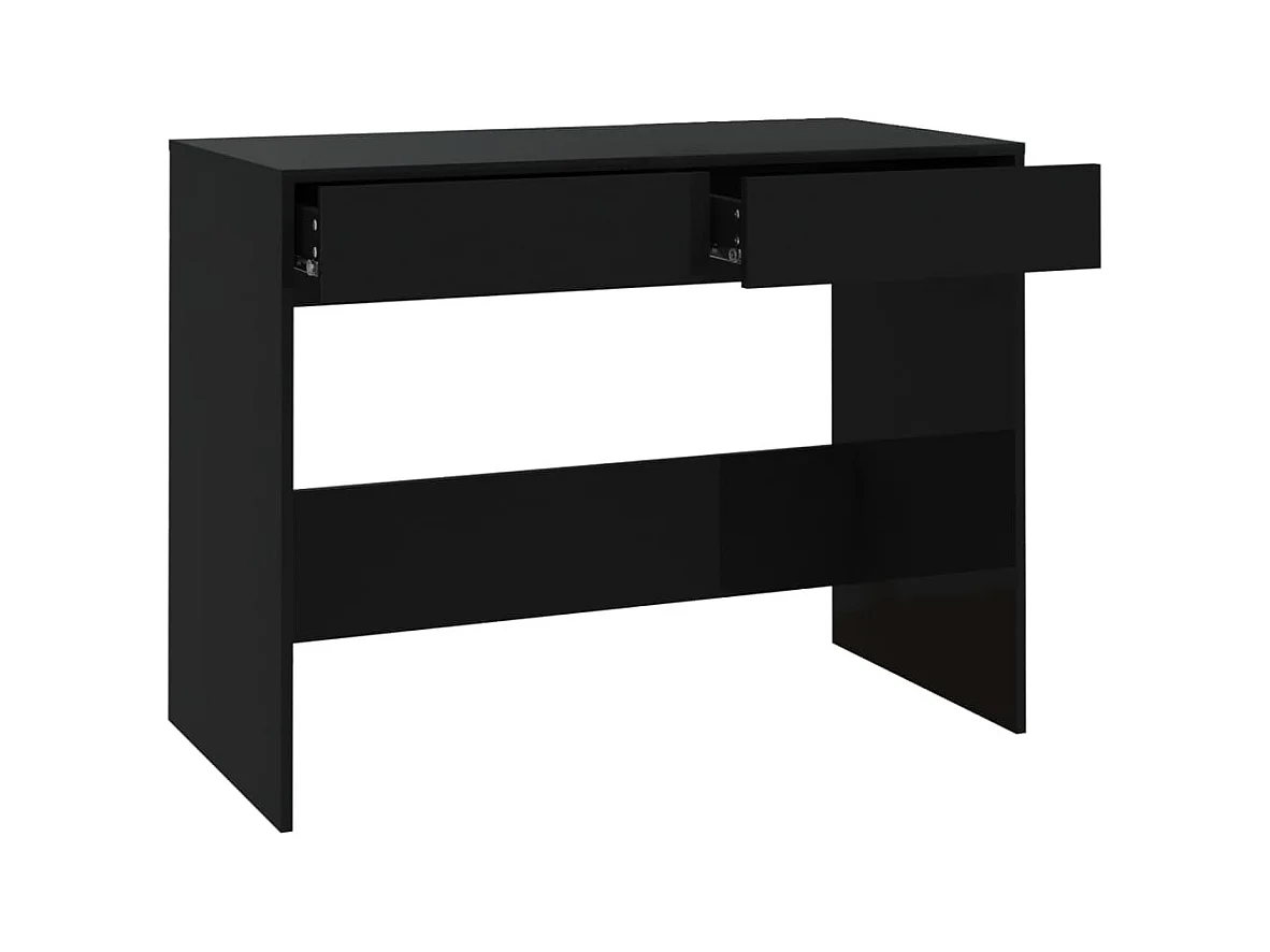 Williamsport  Bureau Noir 101x50x76,5 cm Bois d'ingénierie