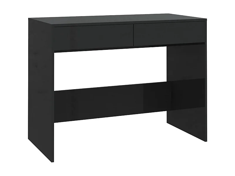 Williamsport  Bureau Noir 101x50x76,5 cm Bois d'ingénierie