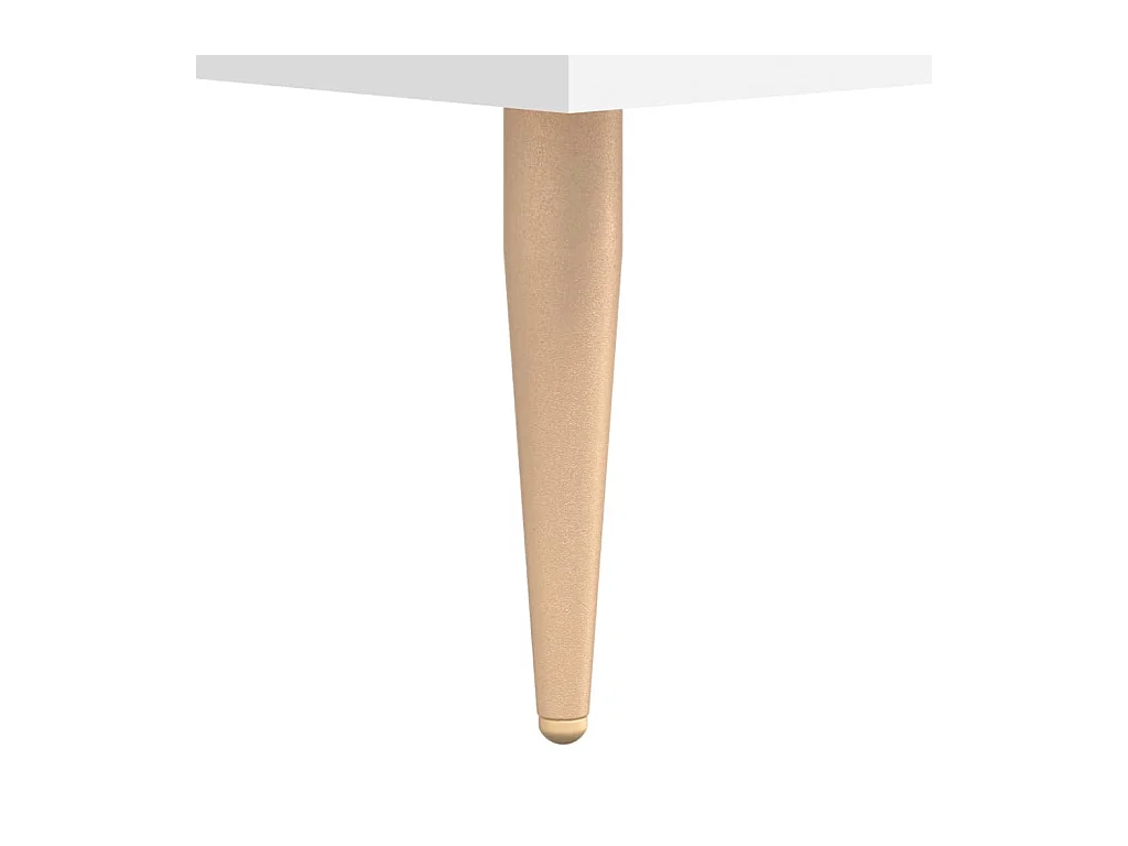 Anne-Marie  Bureau blanc 140x50x75 cm bois d'ingénierie
