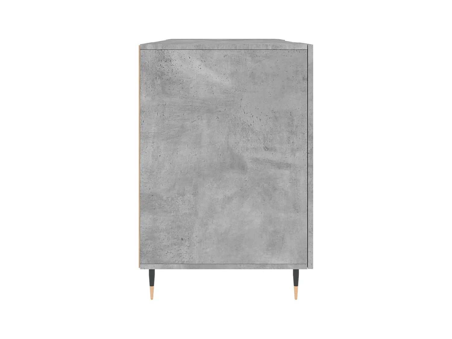 Kahina  Bureau gris béton 140x50x75 cm bois d'ingénierie